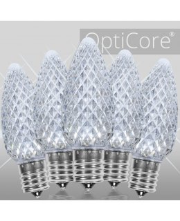 CL73955 E17-C9 Base TWINKLE COOL WHITE  LED Bulb PACK OF 25